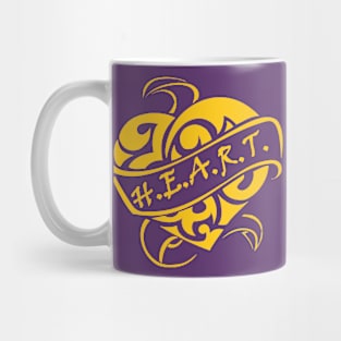 HEART - Gold Mug